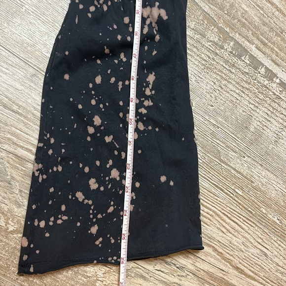 Zara bell sleeve top, L, gray and bleach - Picture 6 of 7